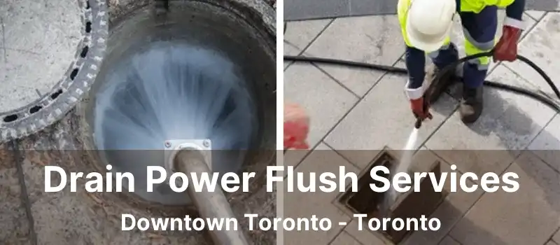  Drain Power Flush Services Downtown Toronto - Toronto